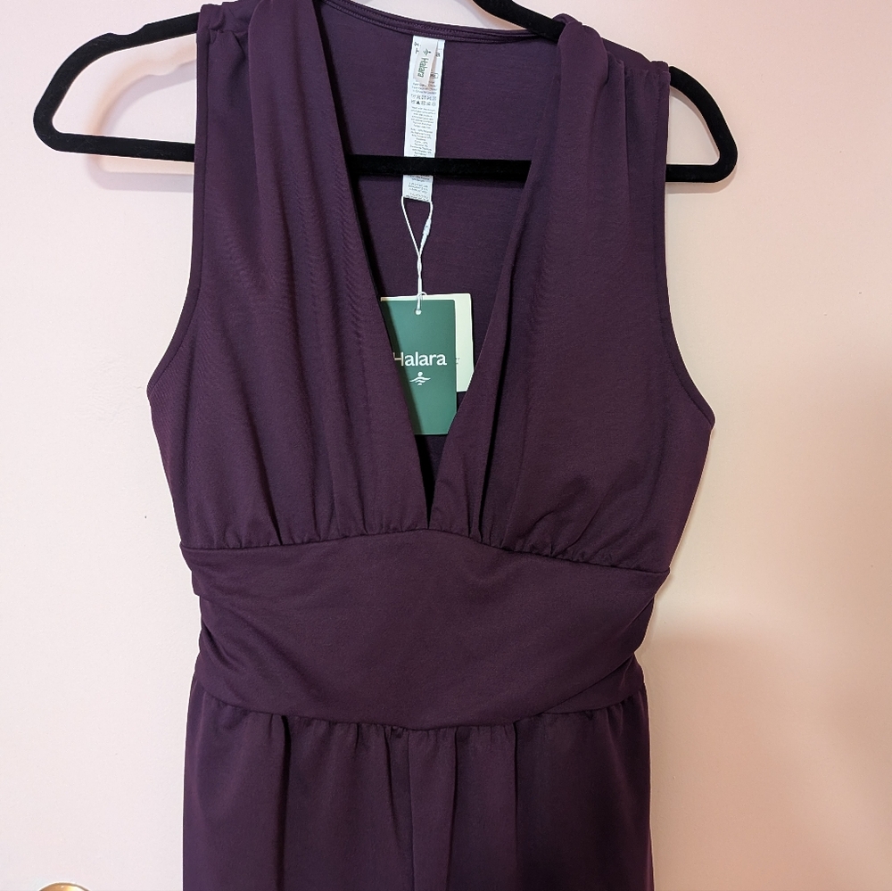 Halara Purple Sleeveless Jumpsuit